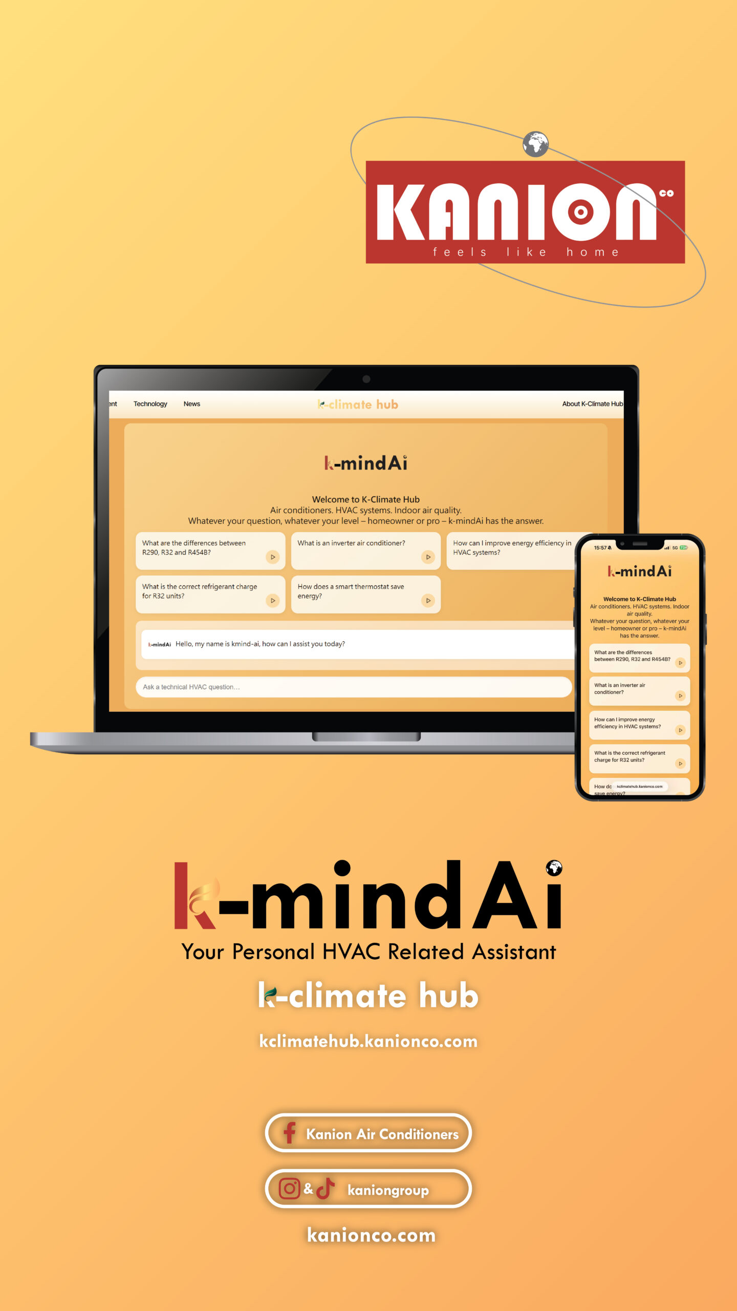 K-Mind AI improves HVAC help on K-Climate Hub