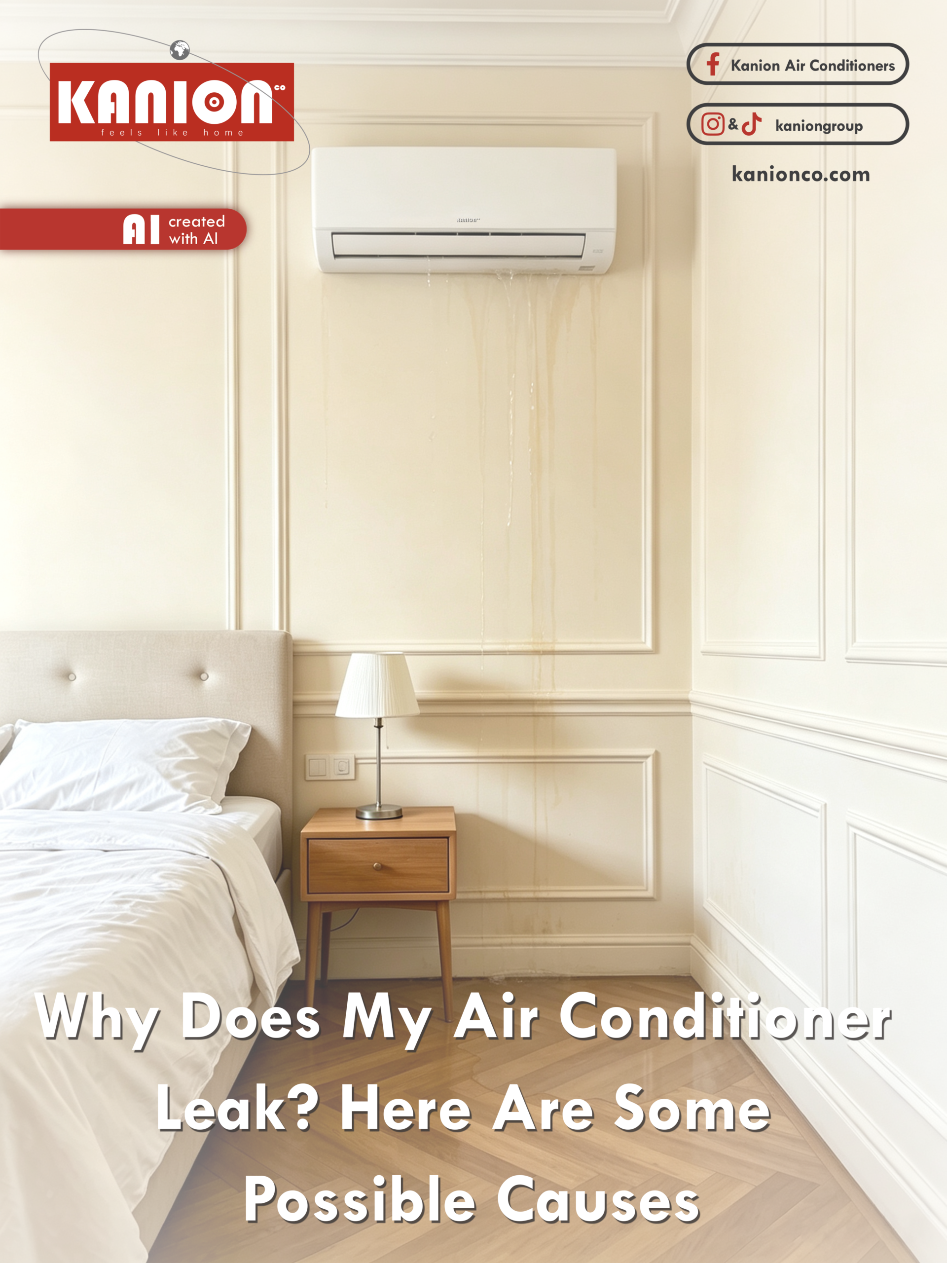 Why does my air conditioner leak? Common causes of indoor AC water leaks